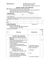 Giáo án tin cơ sở