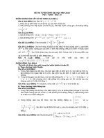 Giải cách khác đề ĐH KD 2010