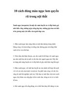 10 cách dùng màu ngọc lam quyến rũ trong nội thất doc