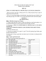 ĐIỀU LỆ CÔNG TY CỔ PHẦN DỊCH VỤ THƯƠNG MẠI VÀ XÂY DỰNG LINH HƯNG doc