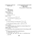 đề thi vào 10 Yên Bái 2010 có đáp án