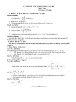 Ôn thi TNPT -12 -hè 2010