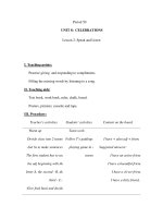 Period 50 - UNIT 8: CELEBRATIONS - Lesson 2 doc