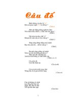 Tuyển tập câu đó mầm non - P1