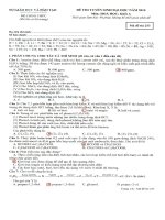 Đề Và Đáp Án Khối B