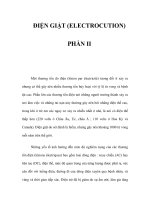 ĐIỆN GIẬT (ELECTROCUTION) - PHẦN II pptx