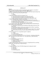 Đề thi môn thanh toán quốc tế - Đề số 5 pdf