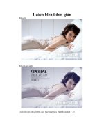 Blend đơn giản trong photoshop docx