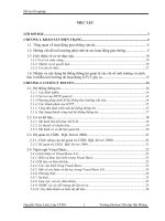 Phân tích thiết kế hệ thống thông tin quản lý các chỉ số môi trường và cảnh báo ô nhiễm môi trường