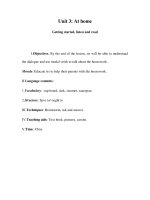Unit 3: At home Getting started, listen and read ppsx