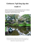 Giethoorn: Ngôi làng đẹp như tranh vẽ ppt