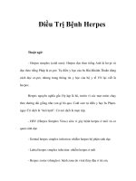 Điều Trị Bệnh Herpes docx
