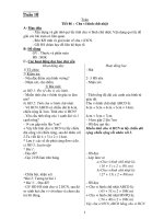 Giáo Án Toán Lớp 3 _ Tuần 18 potx