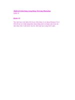 Thiết Kế Chân Dung trong Bóng Tối trong Photoshop (phần 4) ppsx