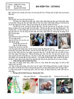 Cơ sở TNXH 2 (Phòng một số bệnh lây qua đường tiêu hóa)