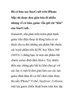 Đã có bản sao StarCraft trên iPhone ppsx