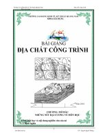 Bài giảng Địa chất công trình pot