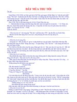 ĐÂY MÙA THU TỚI