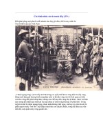 Các hình thức xử tử trước đây