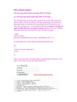 Tìm hiểu PHP – MYSQL ( phần 8) pdf