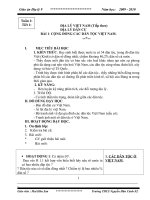 Giáo án địa lý 9 (năm học 2009-2010)