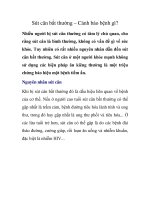 Sút cân bất thường – Cảnh báo bệnh gì? ppsx