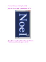 Thủ thuật Photoshop :Chữ băng đá (phần 2) potx