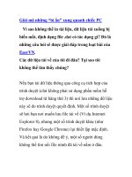 Giải mã những “bí ẩn” xung quanh chiếc PC ppsx