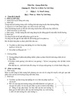 Chuong 6: Phản xạ và khúc xạ ánh sáng pptx