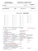 DỀ THI CONG NGHỆ 12