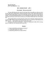 Bài 3 . Vệ sinh hô hấp