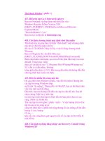 Những bước thiết lập đắt giá cho window phần 3 pps