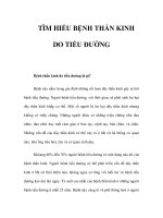 TÌM HIỂU BỆNH THẦN KINH DO TIỂU ĐƯỜNG docx