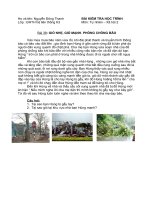 Bài 38: Gió nhẹ, gió mạnh. Phòng chống bão