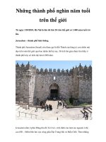 Những thành phố nghìn năm tuổi trên thế giới potx