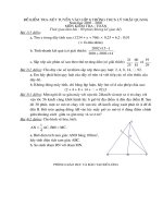 Tuyển sinh vào trường THCS Lý nhật quang