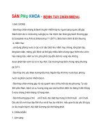 SẢN PHỤ KHOA - BỆNH TAY CHÂN MIỆNG doc