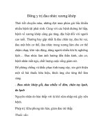 Đông y trị đau nhức xương khớp pot