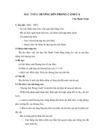 ĐỌC THÊM  HƯƠNG SƠN PHONG CẢNH CA Chu Mạnh Trinh