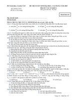 ĐỀ THI MÔN LÝ - MÃ ĐỀ 135 - KỲ THI ĐẠI HỌC KHỐI A NĂM 2007 pdf
