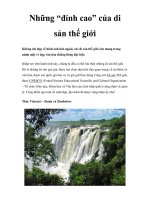 Những “đỉnh cao” của di sản thế giới pptx