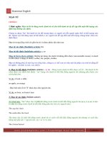 Grammar English MẠO TỪ docx