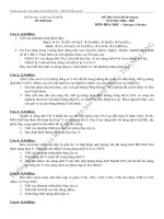 Đề thi Tuyển sinh lớp 10 chuyên Hóa SGDĐT TP.HCM 2008-2009