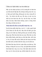 Chăm sóc bệnh nhân van tim nhân tạo ppt