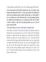 Viêm phổi do phế cầu ở trẻ em: Phòng ngừa thế nào? docx
