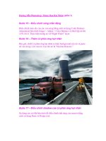 Hướng Dẫn Photoshop: Thảm Họa Hạt Nhân (phần 3) ppsx