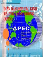 Diễn đàn hợp tác kinh tế - Thái Bình Dương doc