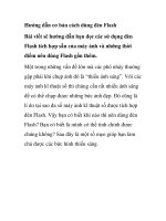 Hướng dẫn cơ bản cách dùng đèn Flash pdf