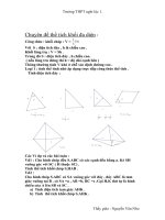 một số loại toán về thể tích