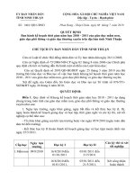 KH  THOI GIAN NAM HOC 2010-2011 NINH THUAN